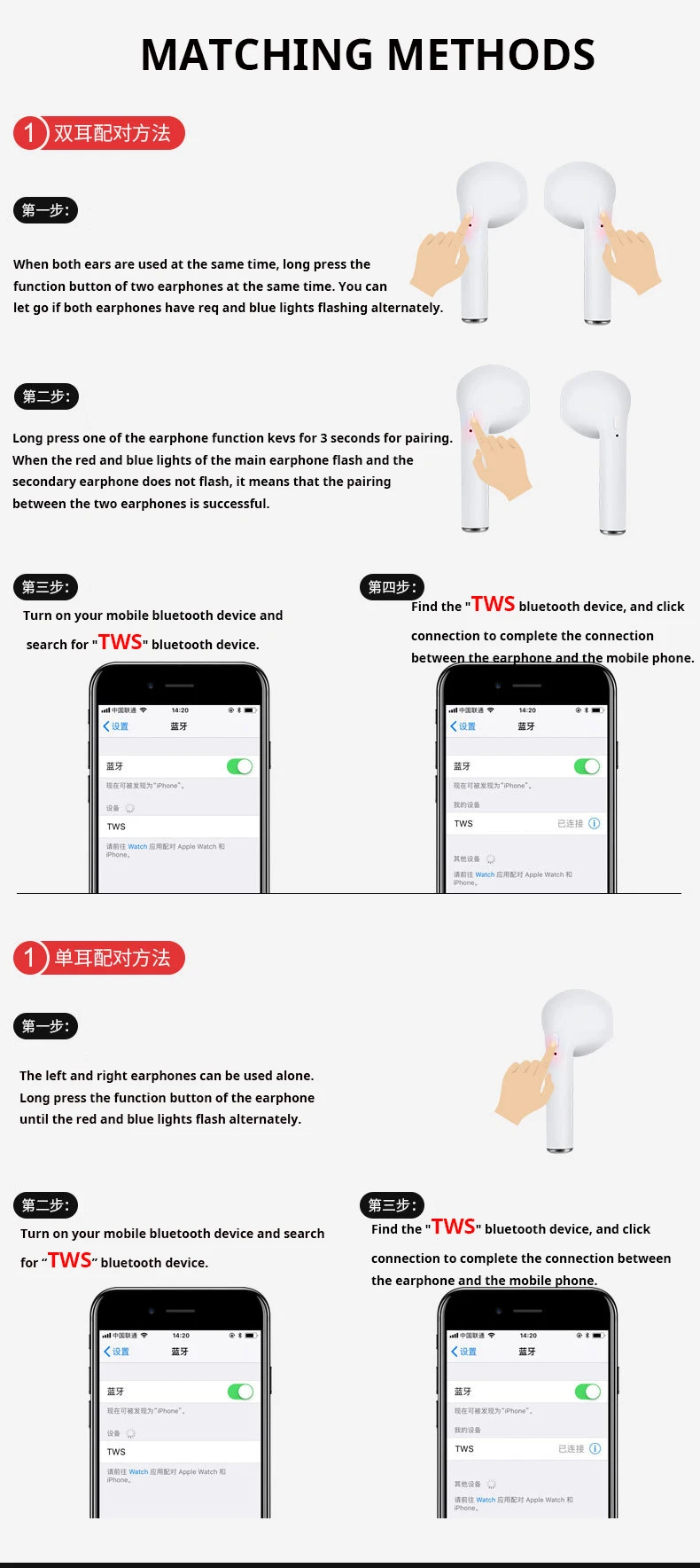 i9s TWS Headphones Earphone Bluetooth Wired Headset Wireless Bluetooth Earphones - ANKUX.COM