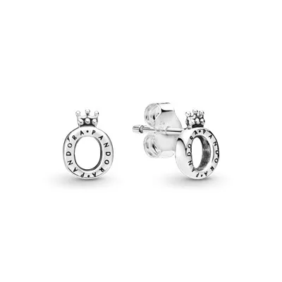 925 Sterling Silver Crown O Stud Earrings Polished Minimalist Symbol Earring For Women Pandor Jewelry Gift, Rose gold / pink
925 Sterling Silver Crown O Stud Earrings Polished Minimalist Symbol Earring For Women Pandor Jewelry Gift, Rose gold / pink