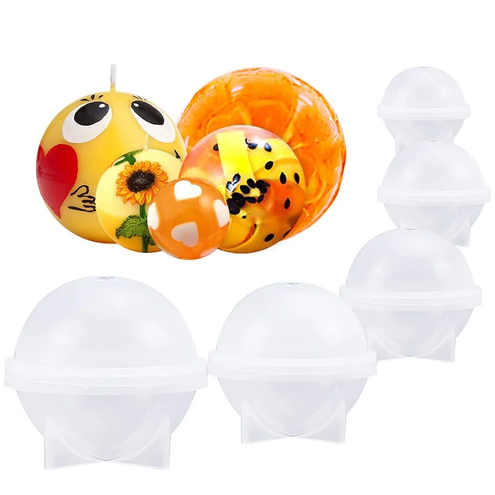 5pcs Sphere Round Silicone Mold Resin Epoxy Jewelry Spherical Candle Wax Soap Bath Bomb Chocolate Jelly Making Moulds
5pcs Sphere Round Silicone Mold Resin Epoxy Jewelry Spherical Candle Wax Soap Bath Bomb Chocolate Jelly Making Moulds
