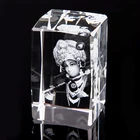 New 3D Laser Blank Crystal Cubes for Engraving Crystal Glass