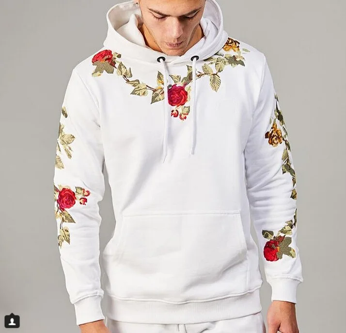 Autumn And Winter European And American Hooded Pullover Long Sleeve Embroidery Men's Sweater College Style
Autumn And Winter European And American Hooded Pullover Long Sleeve Embroidery Men's Sweater College Style