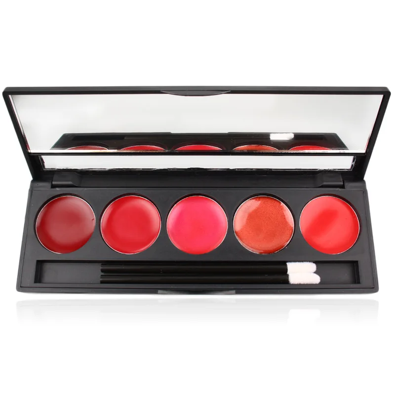 OEM Private Label Long Lasting Waterproof 5 Color Lipstick High Pigment Shimmer Mini Matte Lip Palette
OEM Private Label Long Lasting Waterproof 5 Color Lipstick High Pigment Shimmer Mini Matte Lip Palette