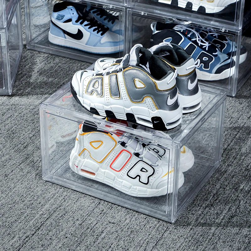 Wholesale luxury stackable acrylic fold magnetic side open custom organizer clear plastic clear plastic shoe box transparent
Wholesale luxury stackable acrylic fold magnetic side open custom organizer clear plastic clear plastic shoe box transparent
