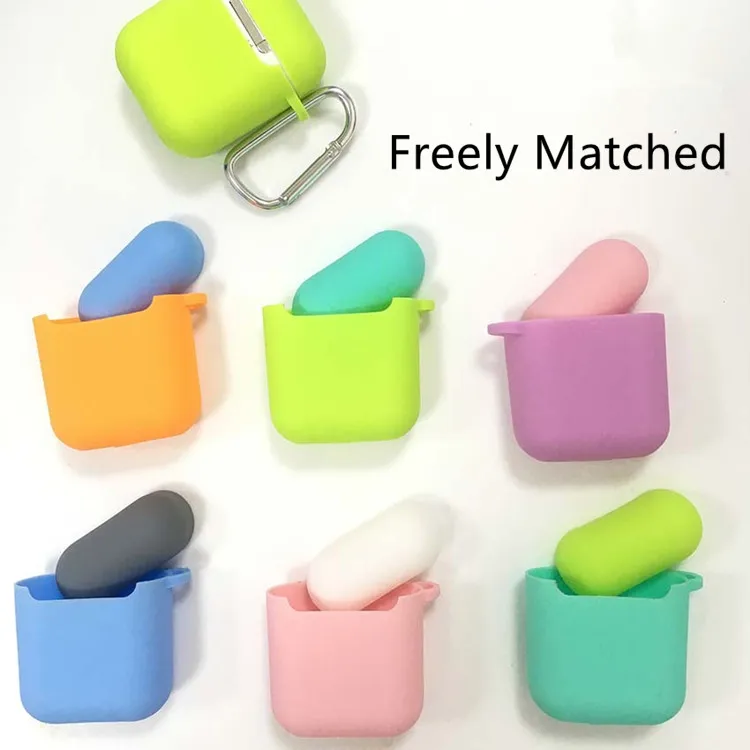 New designer colorful shockproof protective silicone cute pink earphone case cover for airpods
New designer colorful shockproof protective silicone cute pink earphone case cover for airpods
