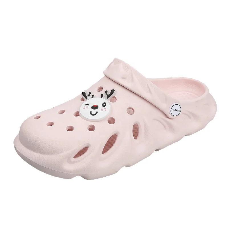 Spring and summer new women's shoes flame sole fawn dual-purpose Croc casual fashion slippers
Spring and summer new women's shoes flame sole fawn dual-purpose Croc casual fashion slippers
