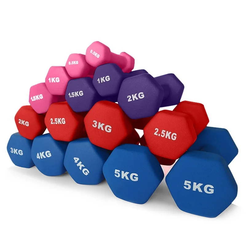 Colorful Matte Hexagon Gym Dumbbell Set Fitness Equipment Portable Frosted Dip Dumbbell, As pictures
Colorful Matte Hexagon Gym Dumbbell Set Fitness Equipment Portable Frosted Dip Dumbbell, As pictures