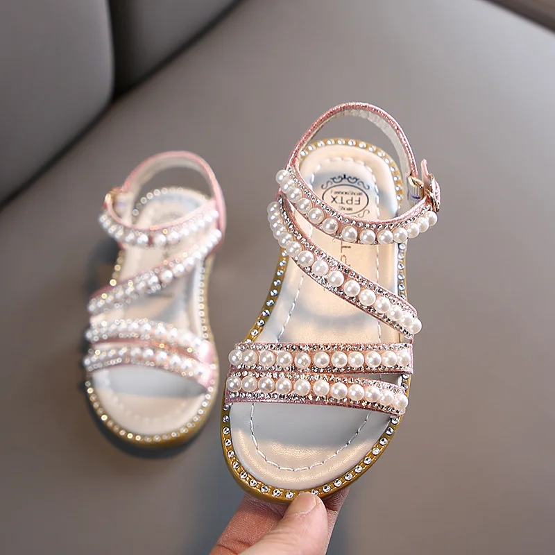 New Leather Girls Sandals Glitter Pearls Summer Kids Shoes Pink Gold Princess Girls Sandals Children Kids Baby Girl Shoes
New Leather Girls Sandals Glitter Pearls Summer Kids Shoes Pink Gold Princess Girls Sandals Children Kids Baby Girl Shoes