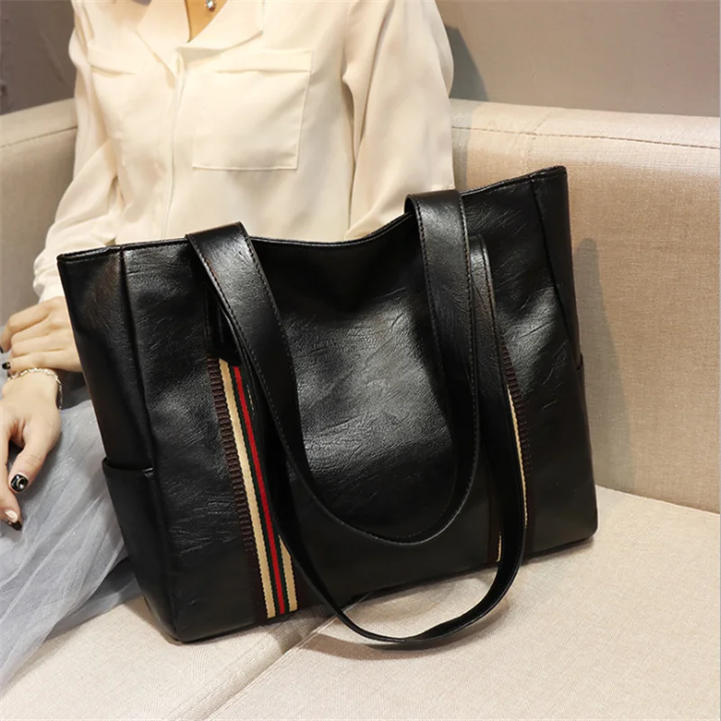 New Fashion Large Capacity Soft Handle PU Leather Shopping Work Travel Shoulder Tote Bag for Women HFE113-20022
New Fashion Large Capacity Soft Handle PU Leather Shopping Work Travel Shoulder Tote Bag for Women HFE113-20022