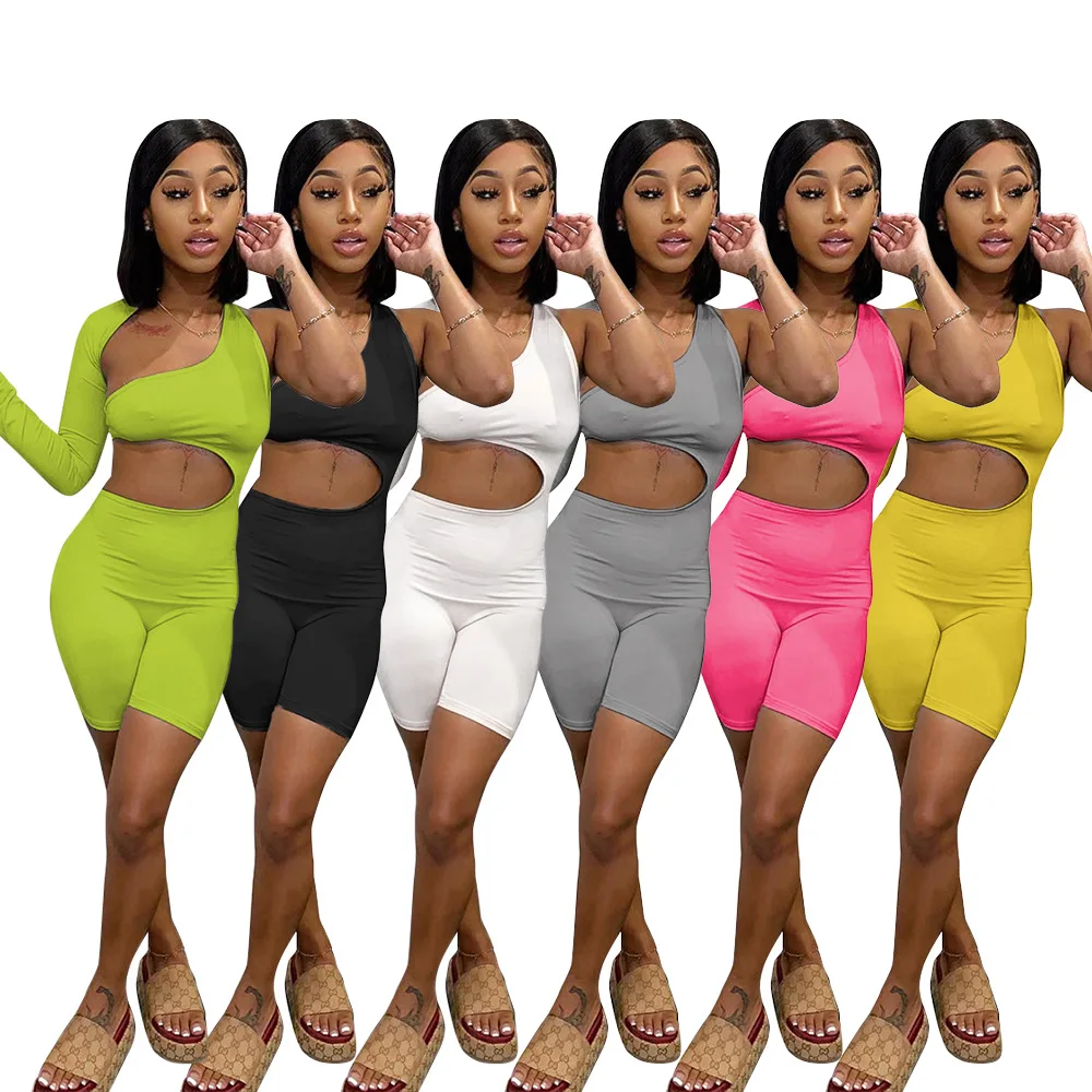 GX5049 Wholesale Sexy Solid Color Halter Jumpsuit Short Pants Jumpsuit, Sublimation print
GX5049 Wholesale Sexy Solid Color Halter Jumpsuit Short Pants Jumpsuit, Sublimation print