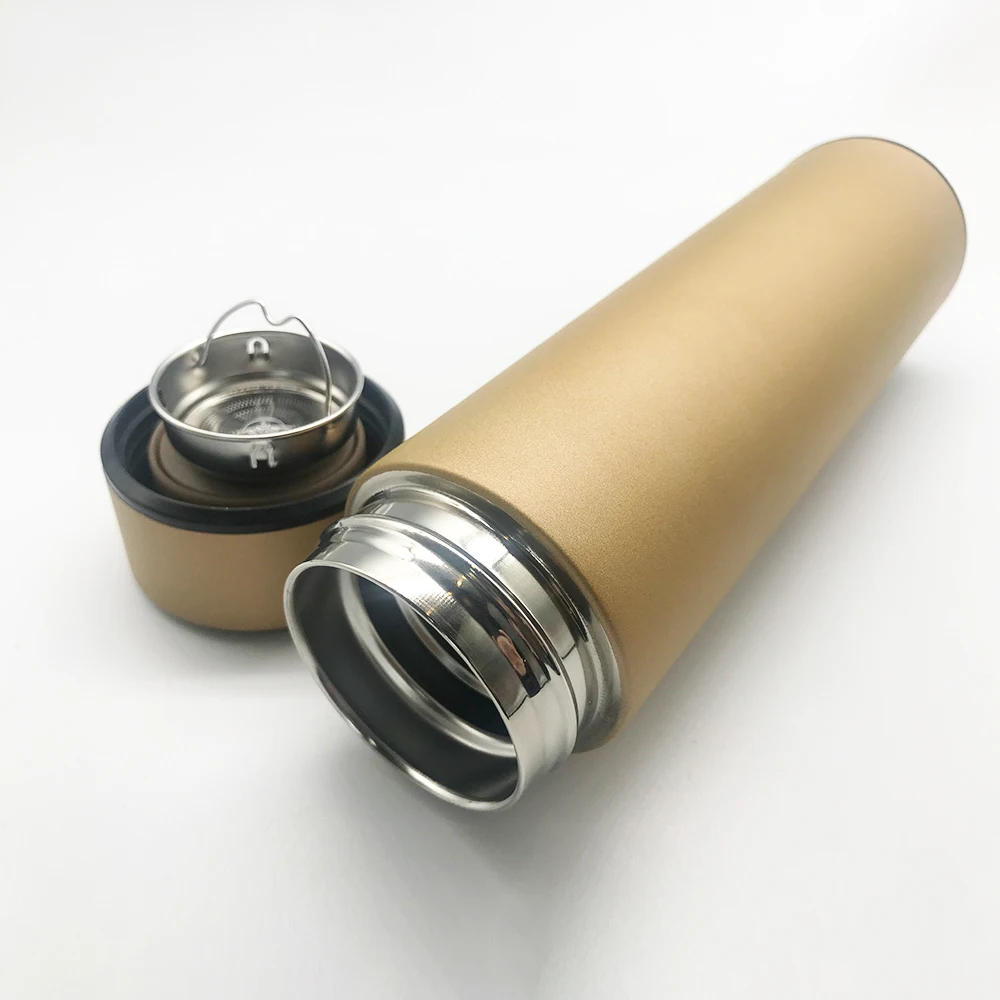 Intelligent temperature display vacuum insulated water cup leak proof stainless steel cold coffee cup smart water bottle
Intelligent temperature display vacuum insulated water cup leak proof stainless steel cold coffee cup smart water bottle