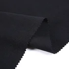 Latest products super soft stretch rib knit fabric cotton for lady's dress