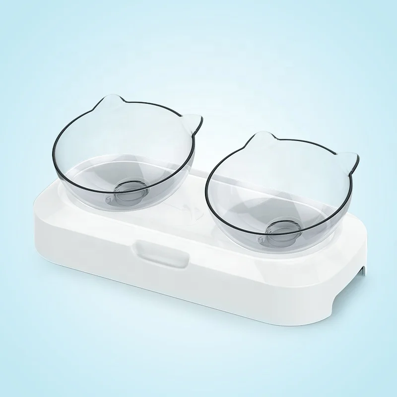 plastic neck protection food water bowls feeder sublimation blank raised tilted pet cat double bowl
plastic neck protection food water bowls feeder sublimation blank raised tilted pet cat double bowl
