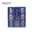 Factory Price Custom Logo Gift Wine Bottle Tumbler Glass Whisky Set