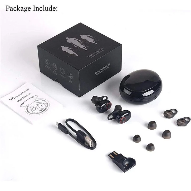 BTH-223 Custom TWS true wireless earbuds 5.0 stereo wireless mini earbuds - ANKUX.COM