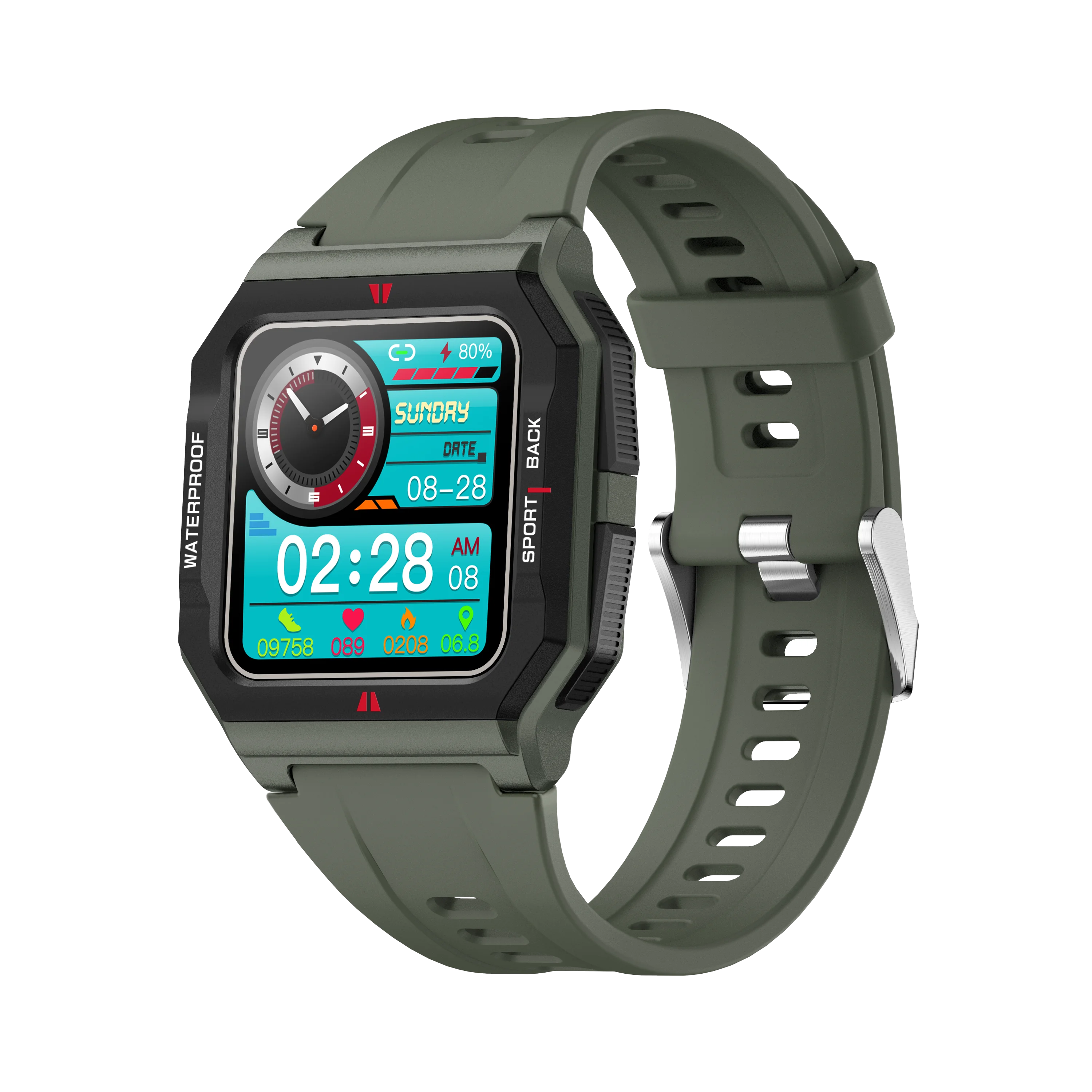 Full Touch Sport Watch FT10 Heart Rate Blood Pressure Monitor 3ATM Waterproof Smart Watch
Full Touch Sport Watch FT10 Heart Rate Blood Pressure Monitor 3ATM Waterproof Smart Watch