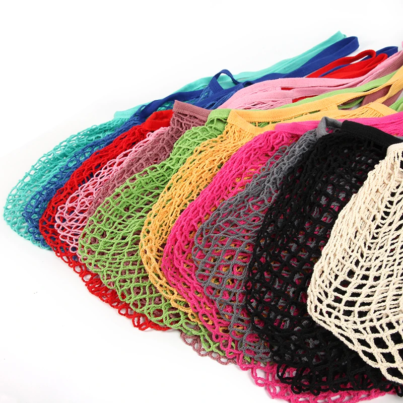 Cheap Reusable Foldable Large Grocery Cotton Net Mesh Shopping Tote Bag, Customized color
Cheap Reusable Foldable Large Grocery Cotton Net Mesh Shopping Tote Bag, Customized color