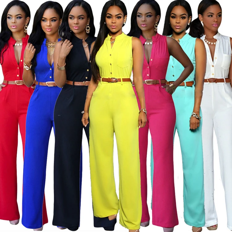 Custom 2020 Womens Summer Clothes Sleeveless Latest Design Elegant Ladies Rompers And Jumpsuits, As shown
Custom 2020 Womens Summer Clothes Sleeveless Latest Design Elegant Ladies Rompers And Jumpsuits, As shown