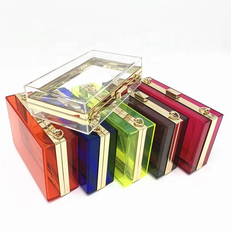 New Arrival Transparent Chain Bag Luxury Crossbody Evening Bag Shoulder Mini Acrylic Purse Bag For Ladies, 7 colors
New Arrival Transparent Chain Bag Luxury Crossbody Evening Bag Shoulder Mini Acrylic Purse Bag For Ladies, 7 colors
