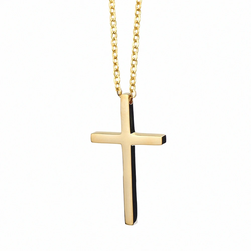 Cross Series Jewelry 2 Stainless Steel Simple Black Glossy Cross Pendant Necklace For Couples Trendy
Cross Series Jewelry 2 Stainless Steel Simple Black Glossy Cross Pendant Necklace For Couples Trendy