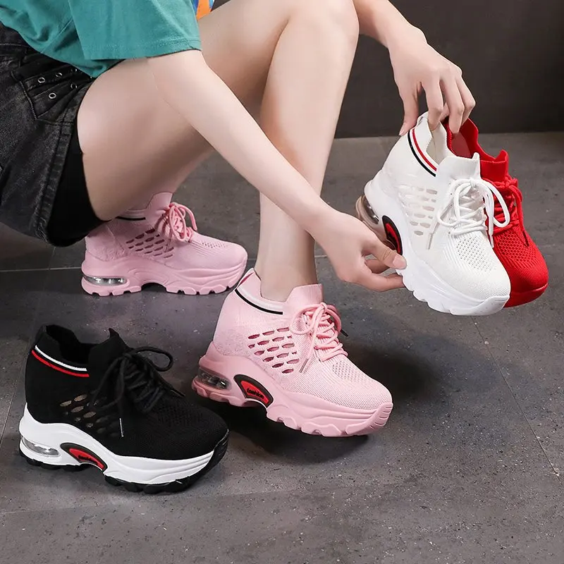 Women Fashion Platform Sneakers Wedge Shoes For Women 8.5cm Height Increasing Ladies Walking Lace Up Casual Shoes 2021, Black,pink,white,red
Women Fashion Platform Sneakers Wedge Shoes For Women 8.5cm Height Increasing Ladies Walking Lace Up Casual Shoes 2021, Black,pink,white,red