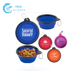 High Quality Chinese Customized Colored Large Size Collapsible Silicone Pet Food Bowl