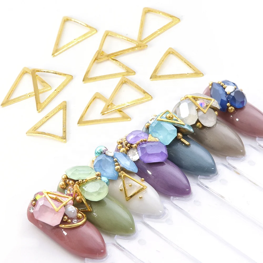 12 Grids Mixed Triangle/Square/ Circle Copper Nail Studs 3D Thin Manicure Alloy Tool Gold Silver Frame Nail Decoration Set
12 Grids Mixed Triangle/Square/ Circle Copper Nail Studs 3D Thin Manicure Alloy Tool Gold Silver Frame Nail Decoration Set