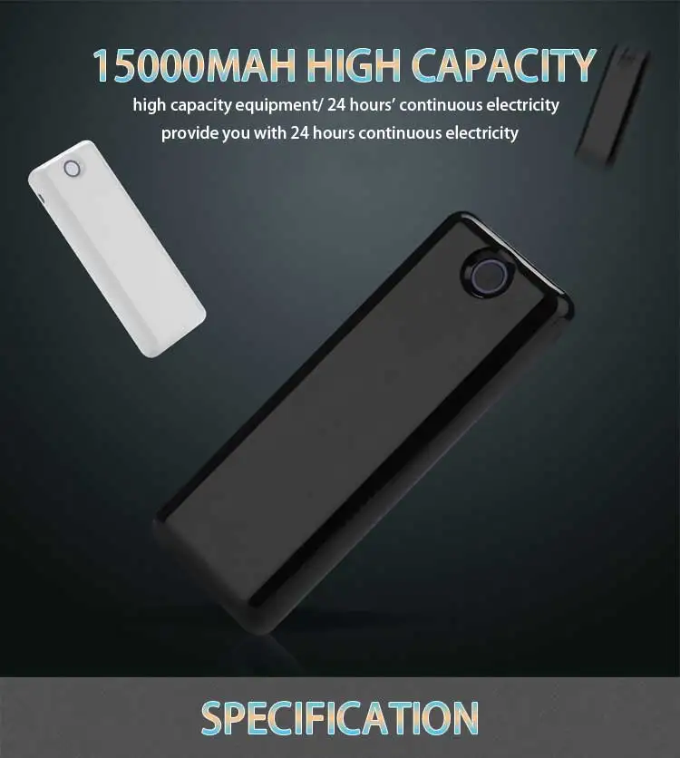 New Product 15000mAh Type C PD QC3.0 Power Bank Micro USB Dual Inputs Factory OEM Power Bank 18650 Battery Portable Charger - ANKUX.COM