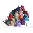 Wholesale Small Jute Drawstring Pouches jute bag Linen Drawstring fashion bag For Gift