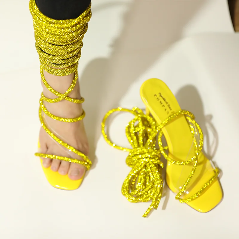 Factory hot sale tie up heels sandals for women and ladies women's sandals women heels meet different needs, Customized color
Factory hot sale tie up heels sandals for women and ladies women's sandals women heels meet different needs, Customized color