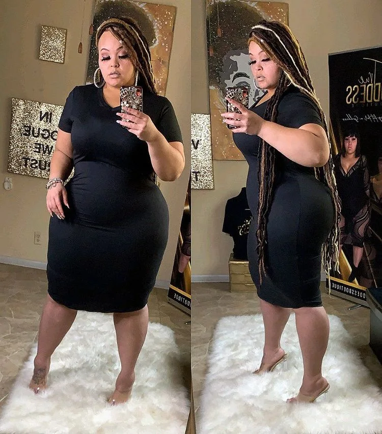 Plus-size women's summer 2021 new V-neck plus-size dress in 4 colors Large size ladies' Summer Long Dress Dress
Plus-size women's summer 2021 new V-neck plus-size dress in 4 colors Large size ladies' Summer Long Dress Dress