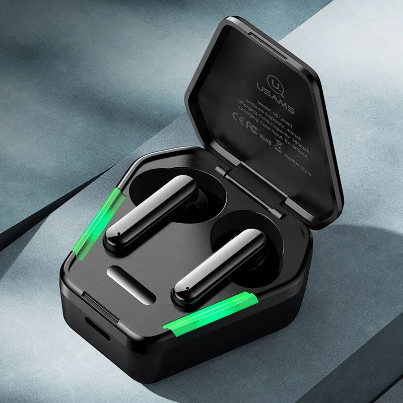USAMS JY Low-Latency 0.02ms Gaming Earbuds True Stereo Headset Headphone Wireless Game TWS Earphone
USAMS JY Low-Latency 0.02ms Gaming Earbuds True Stereo Headset Headphone Wireless Game TWS Earphone