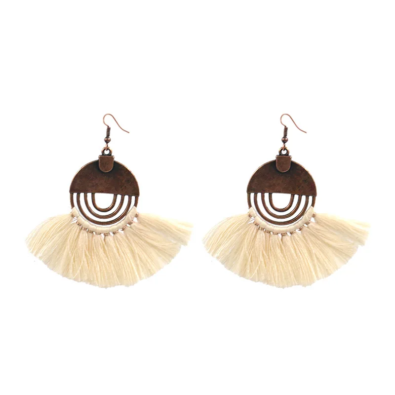 Hook Earrings Tassel Earrings Bohemian Jewelry Fashion Hollow Out Round Multi Colors Available Fringe Fan Shape Vintage
Hook Earrings Tassel Earrings Bohemian Jewelry Fashion Hollow Out Round Multi Colors Available Fringe Fan Shape Vintage