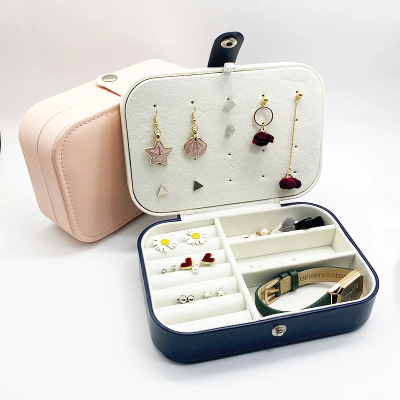 2021 Travel Portable Multifunctional Jewelry Box Custom Zippers Small Travel Jewelry Box, Pink, white, navy blue
2021 Travel Portable Multifunctional Jewelry Box Custom Zippers Small Travel Jewelry Box, Pink, white, navy blue