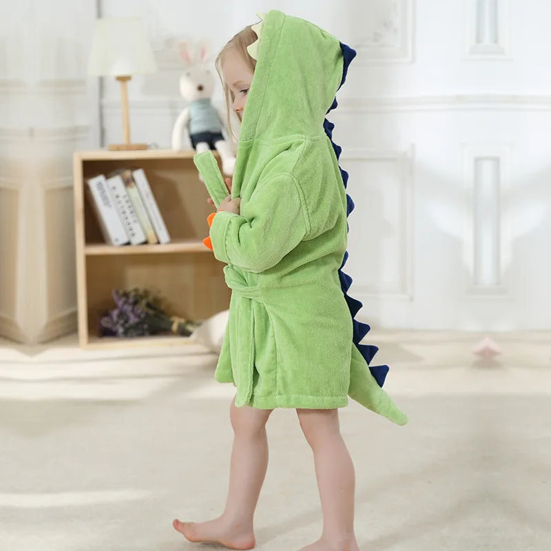 Kids Sleepwear Cartoon Style Class A Cotton Cap For Children Bath Towel Baby Home Clothes Baby Bathrobe Nightwear Robe, Customized color
Kids Sleepwear Cartoon Style Class A Cotton Cap For Children Bath Towel Baby Home Clothes Baby Bathrobe Nightwear Robe, Customized color