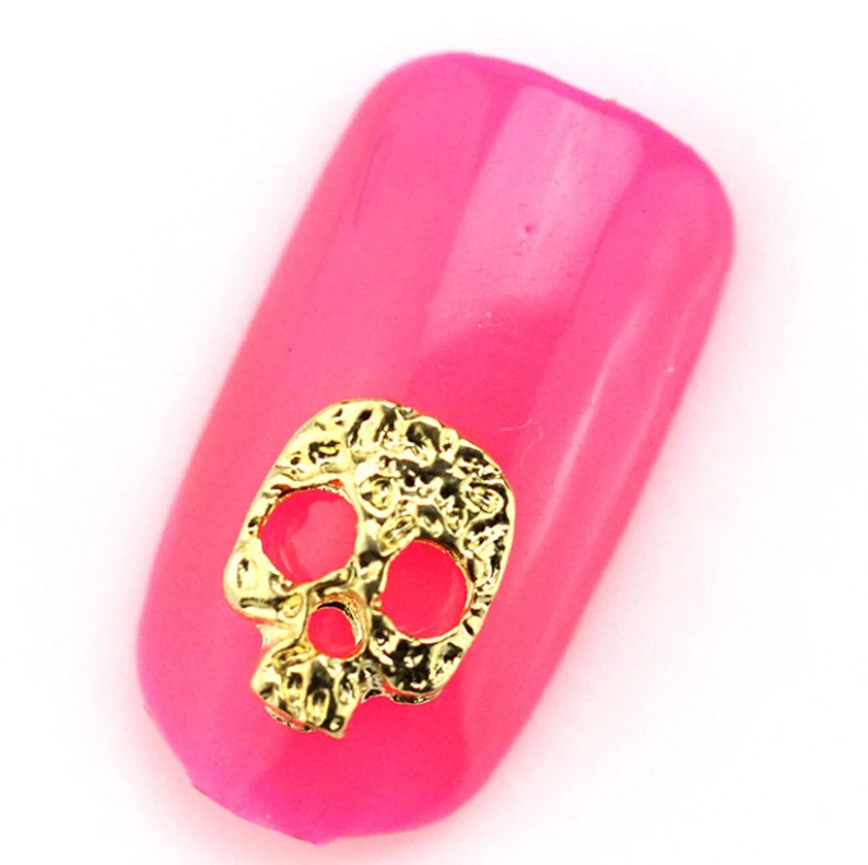 IMAGNAIL 3D DIY Rhinestone Cool Punk Gold Silver Skull Alloy Metal Nail Art for Nail Art Decoration Tips, Gold and silver
IMAGNAIL 3D DIY Rhinestone Cool Punk Gold Silver Skull Alloy Metal Nail Art for Nail Art Decoration Tips, Gold and silver