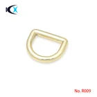 Hardware Metal D Ring Belt Buckle For Handbag Accessories