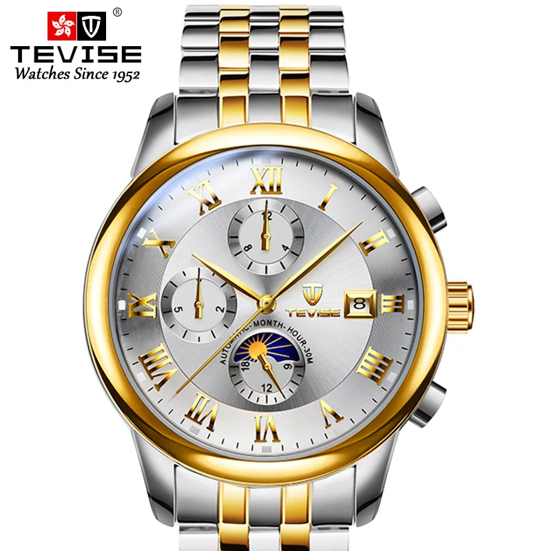 Hot Sale Simple Men Watches Brand Custom Logo Chronograph Luxury Automatic Mechanical Men Watch, Optional
Hot Sale Simple Men Watches Brand Custom Logo Chronograph Luxury Automatic Mechanical Men Watch, Optional