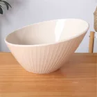 Unique relief decorative restaurant home crockery ceramic salad bowl for sale