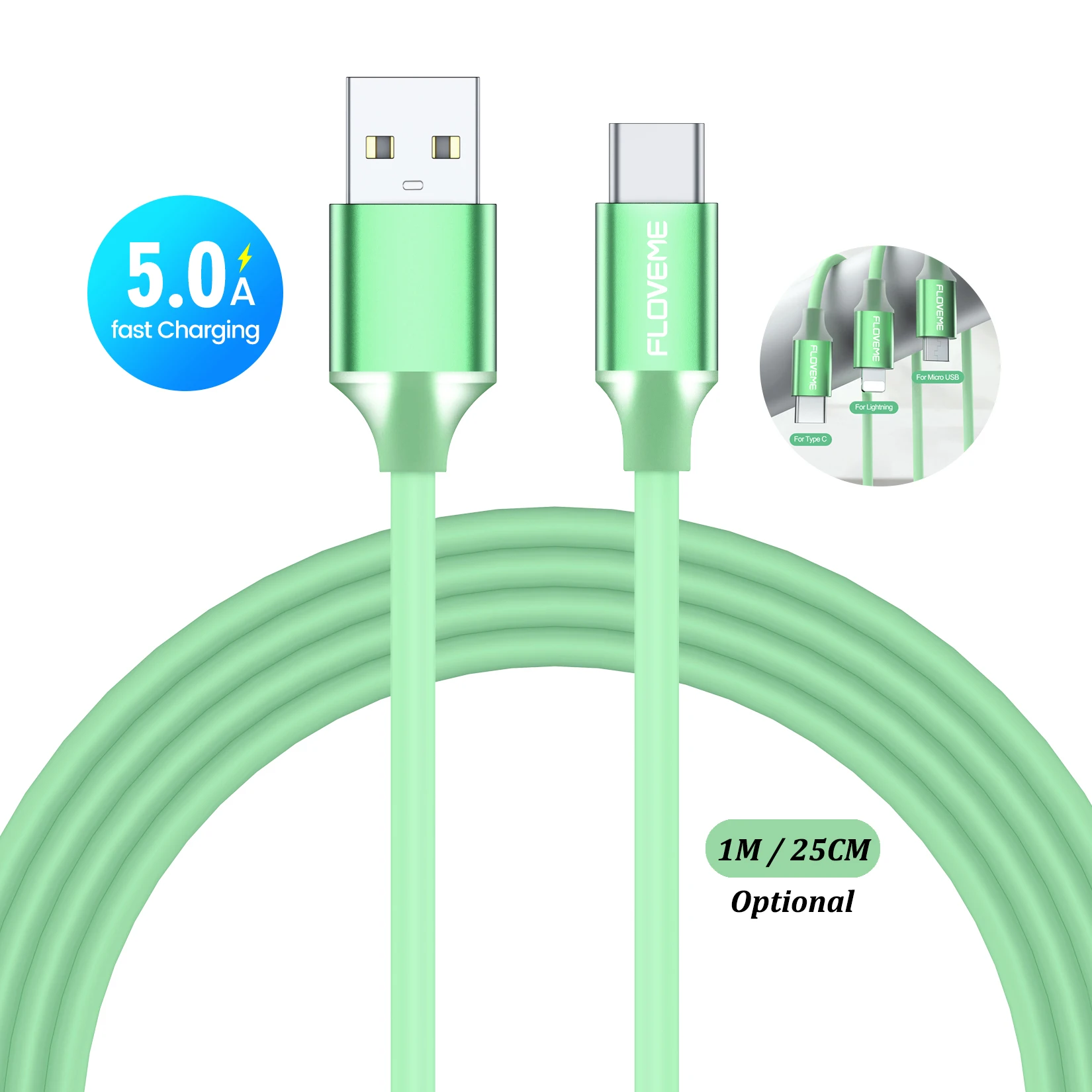 Free Shipping 1 Sample OK FLOVEME 5A Usb Cable Fast Charging Light Green Usb Data Cable For iPhone
Free Shipping 1 Sample OK FLOVEME 5A Usb Cable Fast Charging Light Green Usb Data Cable For iPhone