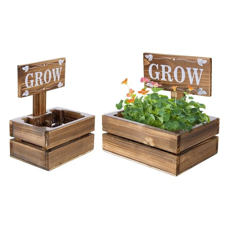 Flower Succulent Planter with Inner Plastic Box Vegetable wood box garden flower pot
Flower Succulent Planter with Inner Plastic Box Vegetable wood box garden flower pot
