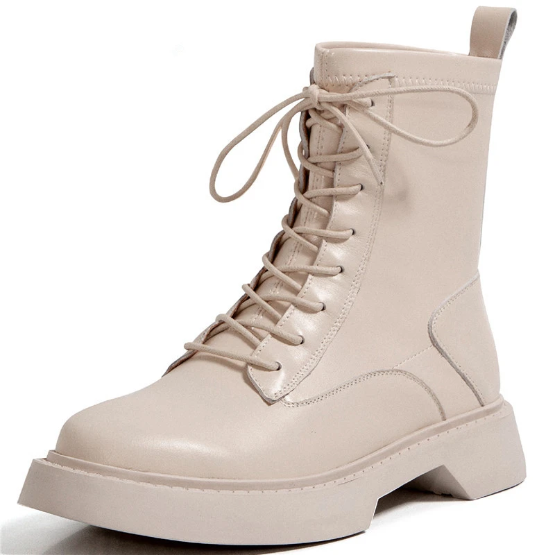 Top Female Motorcycle Boots For Women Autumn Winter Thick Heels Shoes Woman Genuine Leather Wedding Ankle Boots New
Top Female Motorcycle Boots For Women Autumn Winter Thick Heels Shoes Woman Genuine Leather Wedding Ankle Boots New
