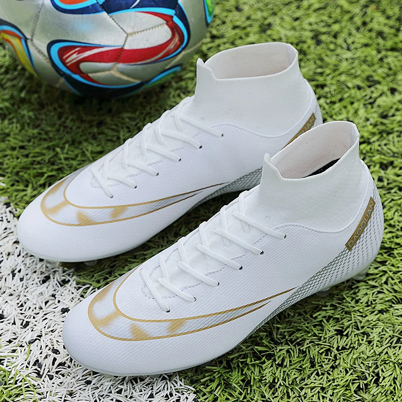 High Ankle Boy's Cleats Training Sports Shoes Outdoor Boys Turf Soccer Shoes para mujer Original football shoes zapato de Boots
High Ankle Boy's Cleats Training Sports Shoes Outdoor Boys Turf Soccer Shoes para mujer Original football shoes zapato de Boots