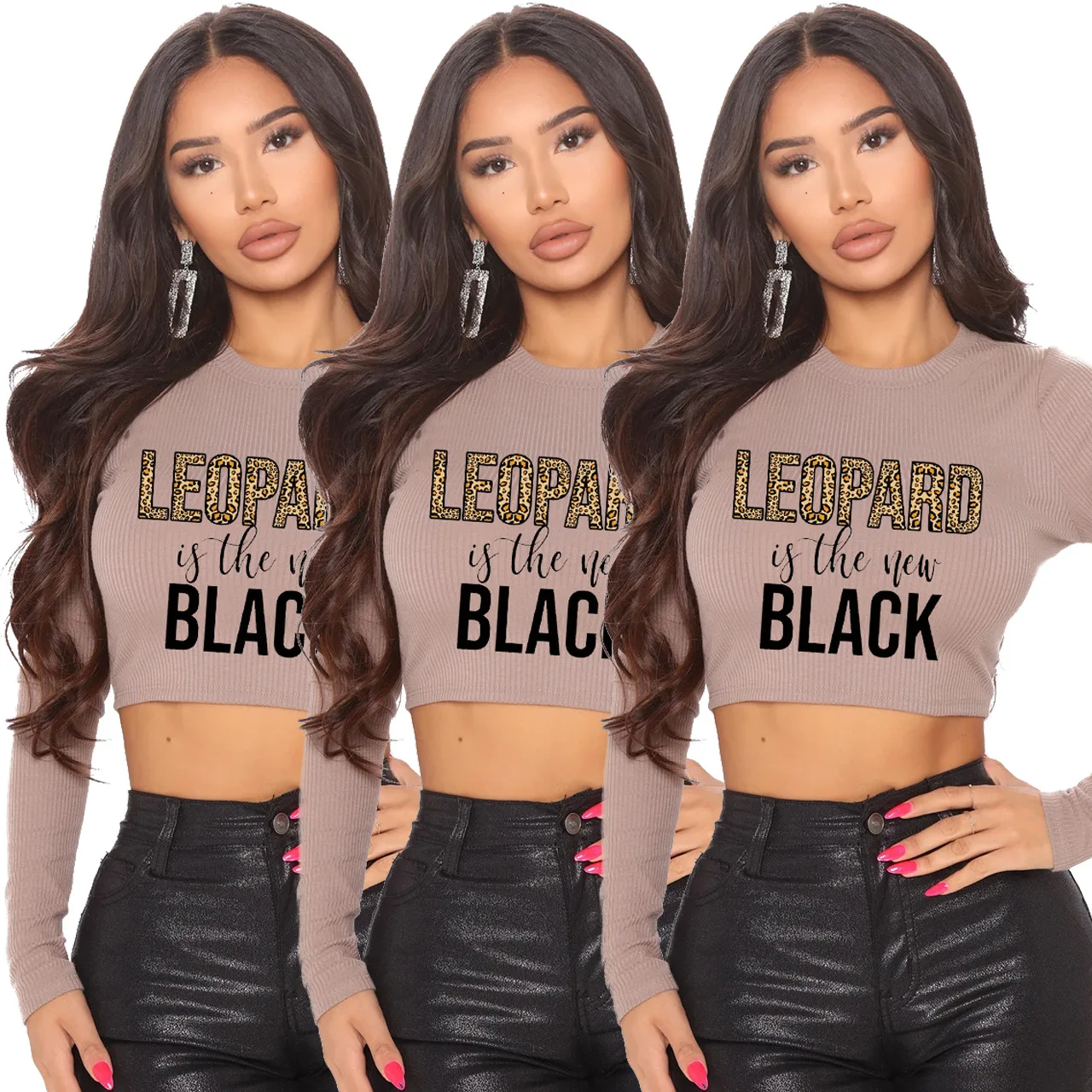 Ready to ship 2021 Ladies Fashionable Casual Long Sleeve Letter Print American Woman Tshirts And Sexy Tops Women Crop Tops
Ready to ship 2021 Ladies Fashionable Casual Long Sleeve Letter Print American Woman Tshirts And Sexy Tops Women Crop Tops