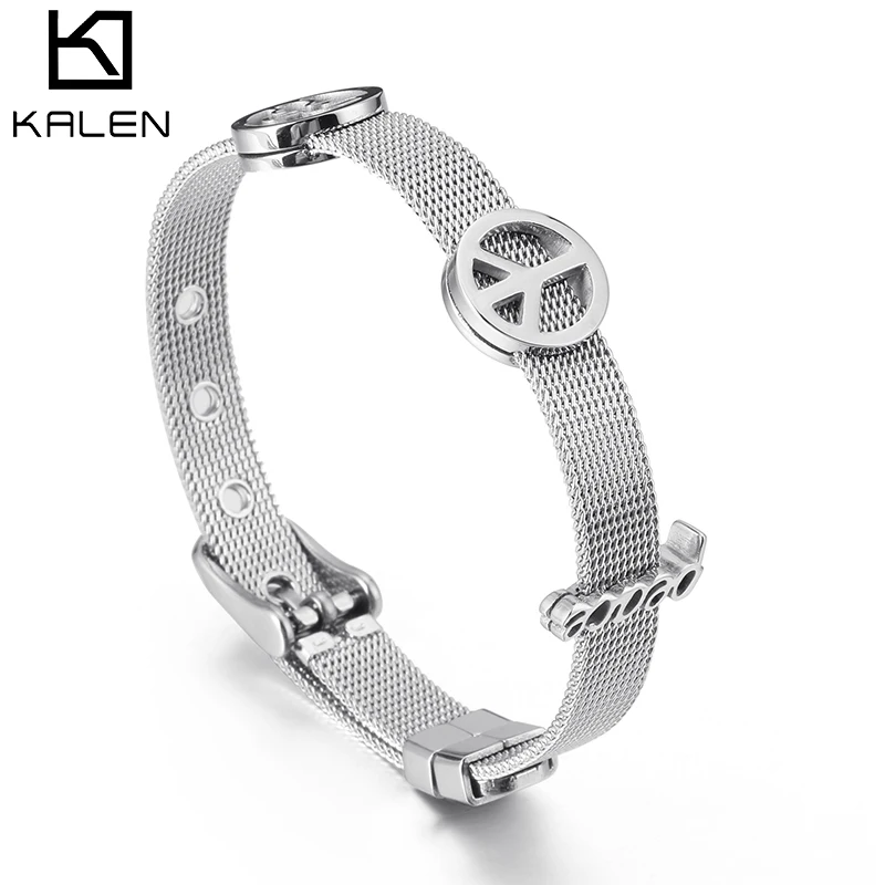 Belt Buckle Couple Adjustable Bracelet Bangle For Men And Women Stainless Steel Mesh Bracelet, Silver/gold/rose gold
Belt Buckle Couple Adjustable Bracelet Bangle For Men And Women Stainless Steel Mesh Bracelet, Silver/gold/rose gold