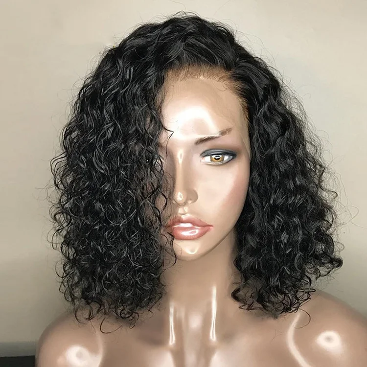 Transparent Lace Short Water Wave Side Part Human Hair 13x6 Swiss Lace Front Wigs for Black Women
Transparent Lace Short Water Wave Side Part Human Hair 13x6 Swiss Lace Front Wigs for Black Women