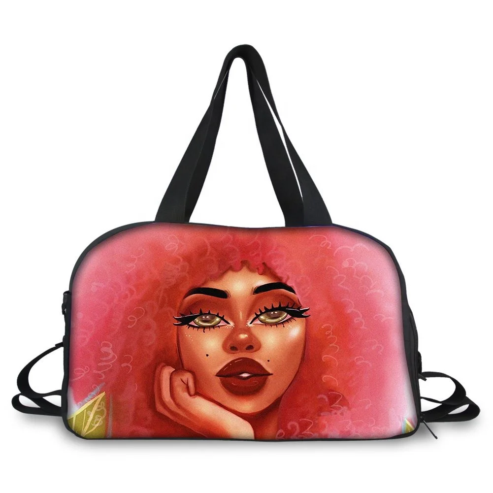 1 PCS Dropshipping Large Capacity Multifunctional Gym Bag Black Art African Girls Printed Wholesale Zipper Travel Bags For Women
1 PCS Dropshipping Large Capacity Multifunctional Gym Bag Black Art African Girls Printed Wholesale Zipper Travel Bags For Women