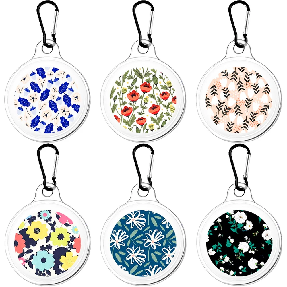 USLION Flower OEM Protective Case Smart Metal Keychain For Apple Airtag Keyring Case, Transparent
USLION Flower OEM Protective Case Smart Metal Keychain For Apple Airtag Keyring Case, Transparent
