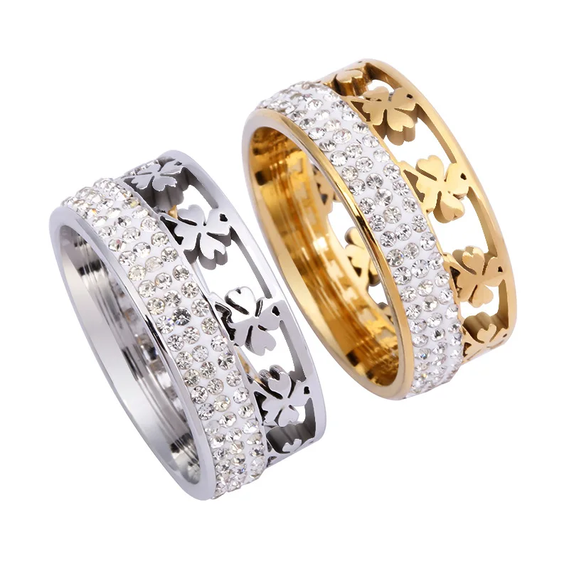 Stainless Steel Jewelry Titanium Steel Rings Customized Multi-Style Cut Diamond Couple Rings, Picture shows
Stainless Steel Jewelry Titanium Steel Rings Customized Multi-Style Cut Diamond Couple Rings, Picture shows