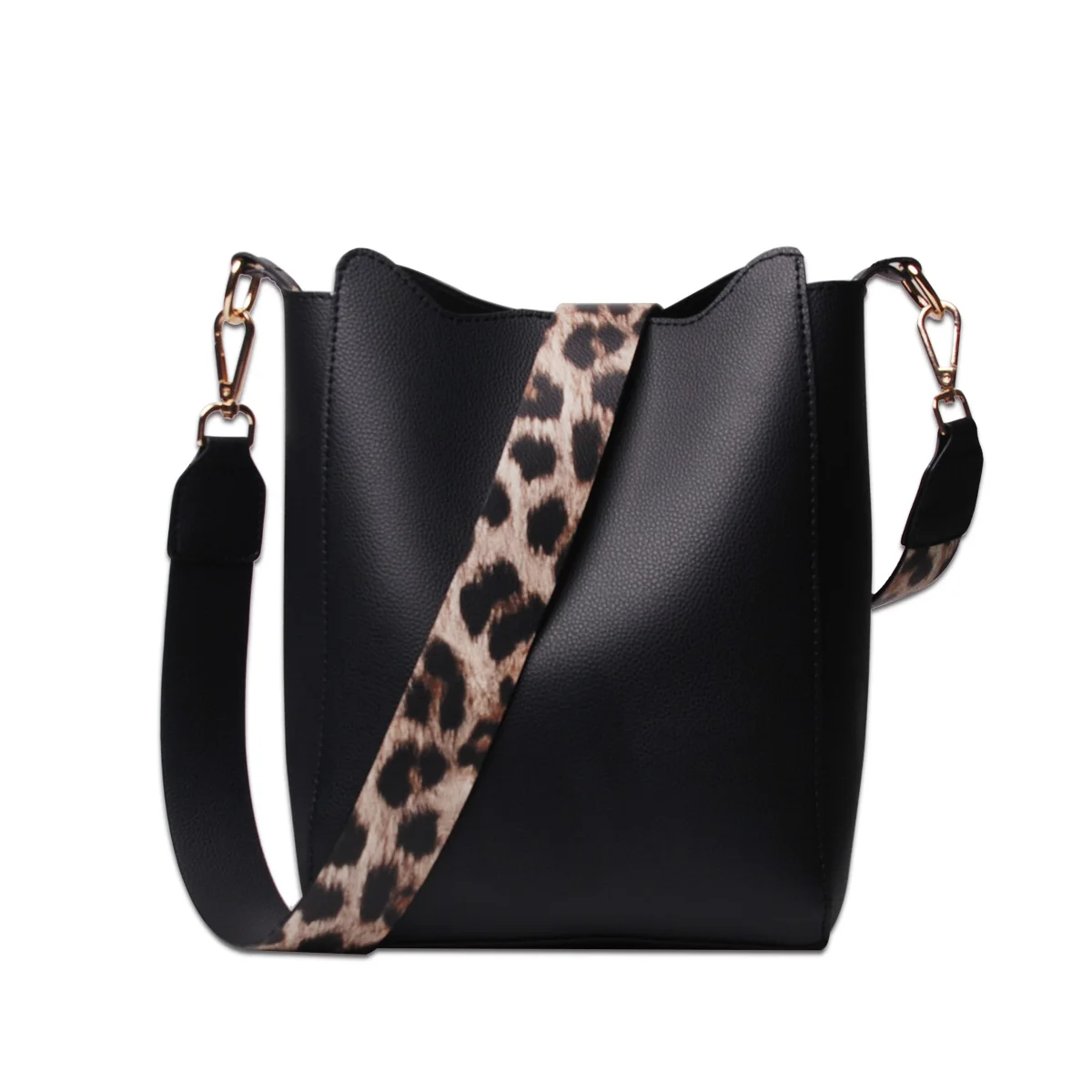 DOMIL Guitar Strap Bag With Leopard Strap Women Fashion Shoulder Purse Vintage PU Leather Bucket 2021 Sling Bags, Black
DOMIL Guitar Strap Bag With Leopard Strap Women Fashion Shoulder Purse Vintage PU Leather Bucket 2021 Sling Bags, Black