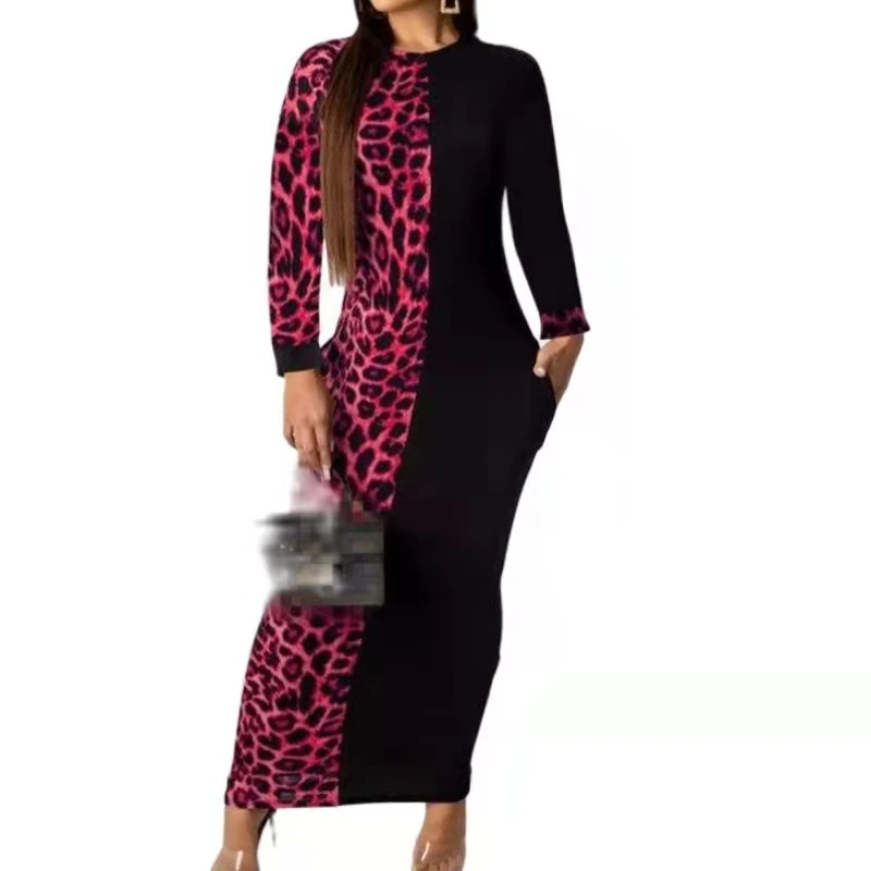Dresses Women Elegant Party Evening Long Sleeve Leopard Printing Maxi Dress For Mature Woman wholesale Best Selling Dress
Dresses Women Elegant Party Evening Long Sleeve Leopard Printing Maxi Dress For Mature Woman wholesale Best Selling Dress